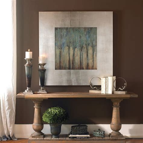 Uttermost Windblown Comtemporary Framed Art in Champagne Silver ...