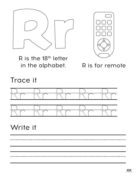 Letter R Worksheets Free Printable - Infoupdate.org