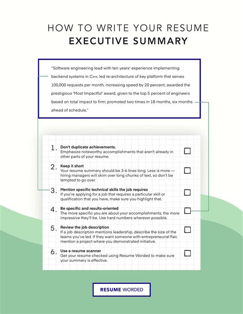 How To Write an Executive Summary