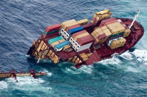 Chinese container ship sinks off Guangzhou, eight crew rescued | Water ...