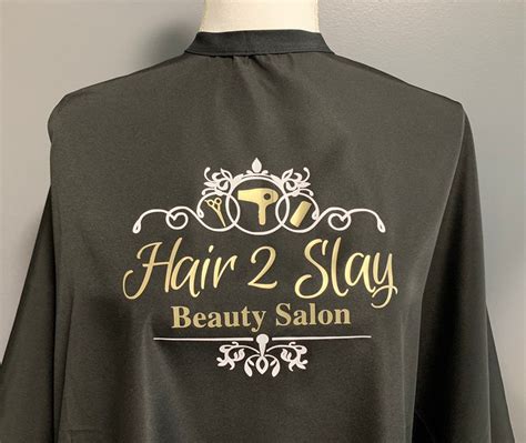 Personalized Hair Salon Haircutting Cape With Your Logo - Etsy