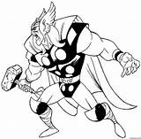 Thor Hammer Coloring Page » Turkau sketch template