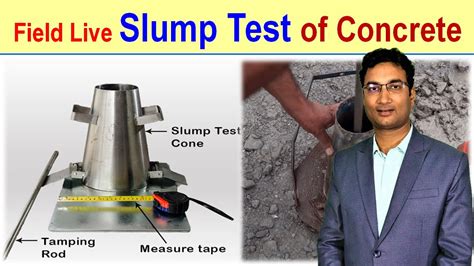 Field live Slump Test of Concrete | Slump Test procedure of Concrete ...