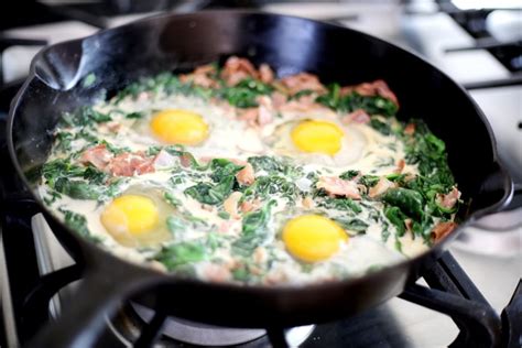 Simple Baked Eggs Recipe: Spinach Baked Eggs | From Scratch Fast - Recipes & meals from scratch ...