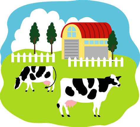 Cattle on the Farm clipart. Free download transparent .PNG | Creazilla