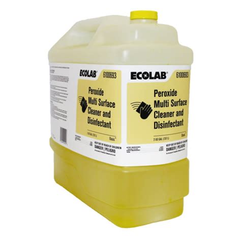 Ecolab Peroxide Multi Surface Cleaner and Disinfectant, 2 Gal ...