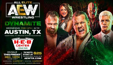 AEW Matches Announced - Minutes to Bell Time