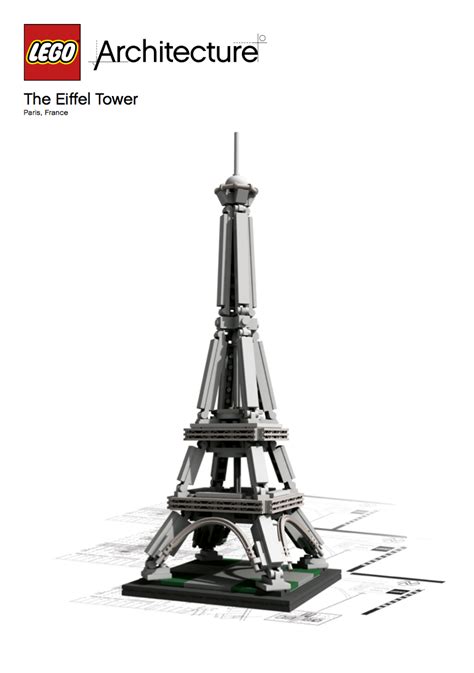 LEGO® Architecture Landmark Series: The Eiffel Tower | ArchDaily