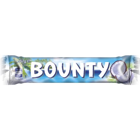 Bounty Chocolate Bar 57g | Woolworths