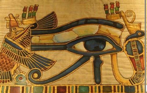 Eye of Horus is an Ancient Egyptian symbol of protection, royal power ...