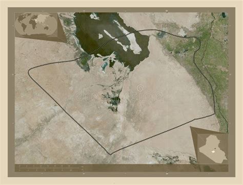 Karbala , Iraq. High-res Satellite. Capital Stock Illustration ...