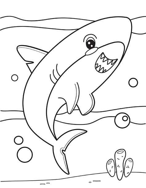 Shark Coloring Pages - Clashing Pride