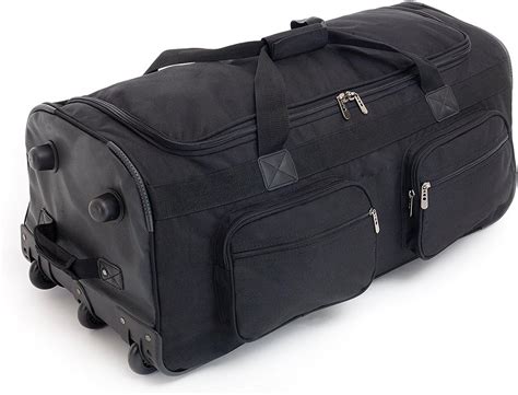 Extra Large Heavy Duty Wheeled Travel Holdall Festival Holiday Duffle ...