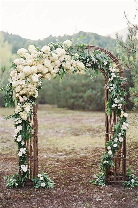 Flowers Wedding Arch Decoration Ideas