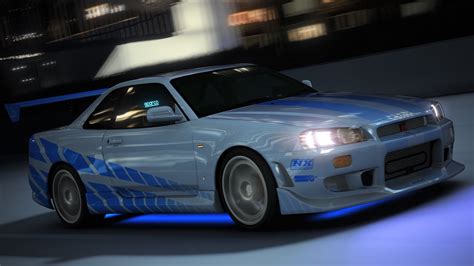 2 Fast 2 Furious Paul's R34 Scene / Remastered in Assetto Corsa - YouTube