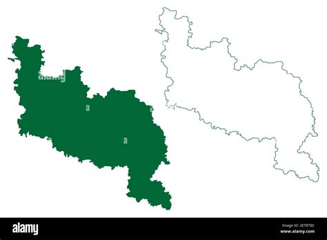 Darbhanga district (Bihar State, division, Republic of India) map ...