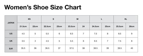 Australian Women S Shoe Size Conversion Chart - Bios Pics