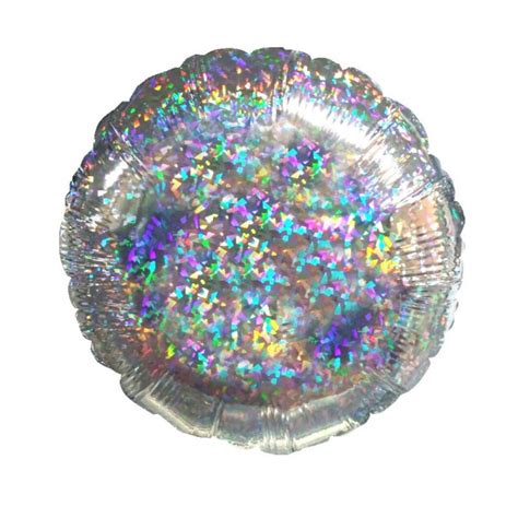 18" Holographic Round Foil Balloons