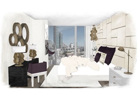 Interior Design Photoshop Rendering