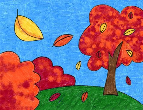 How to Draw a Fall Tree | Art Projects for Kids