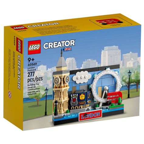 Jual LEGO Creator-40569 London Postcard Set British Landmark Town City Icon Big Ben Tower ...