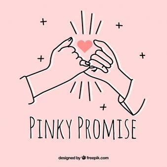 Premium Vector | Hand drawn pinky promise concept | Pinky promise quotes, Pinky promise, Promise ...