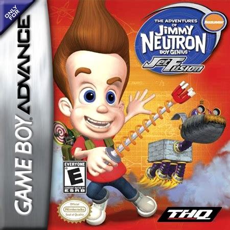 Jimmy Neutron Jet Fusion Nintendo Game Boy Advance