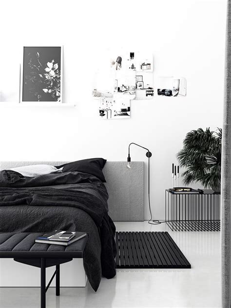 Black and white bedroom design | Bedroom interior, Minimalist bedroom ...