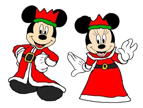 Mickey Mouse and Minnie Mouse Christmas