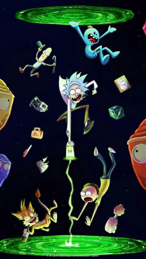 Wallpaper Image Rick Et Morty Rick and morty tv shows hd 4k illustration behance artist