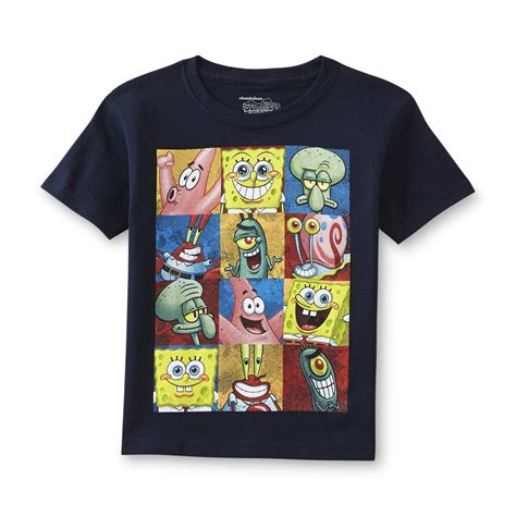 Nickelodeon SpongeBob SquarePants Boy's Graphic T-Shirt - Clothing ...