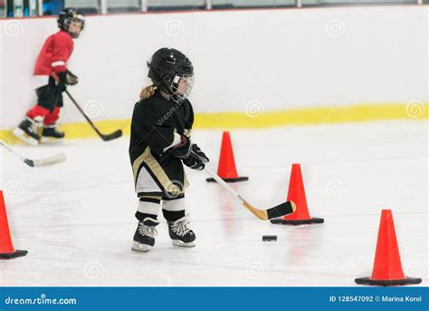 Little Kids Playing Hockey