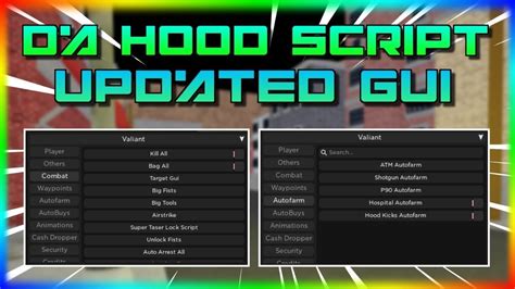 New Da Hood Script with GUI | Autofarm, God mode, and more! | WORKING ...