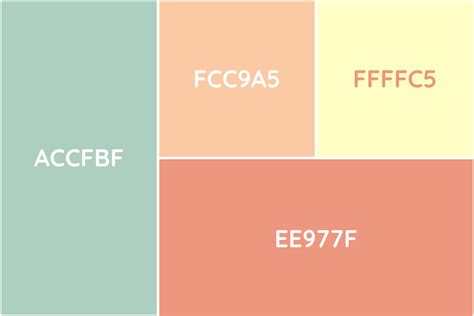 Pastel Colors – 5 Free, Editable Pastel Color Palettes