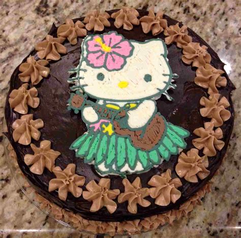 Hello Kitty Cake (how to make frosting transfers for easy cake decoration) — The 350 Degree Oven