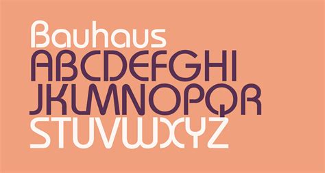 Bauhaus free Font - What Font Is