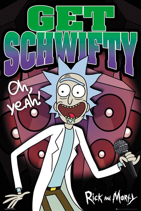 Rick & Morty - Get Schwifty - Athena Posters