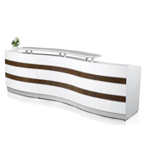 Modern White Curved Reception Desk,Front Desk For Sale - Buy Reception ...