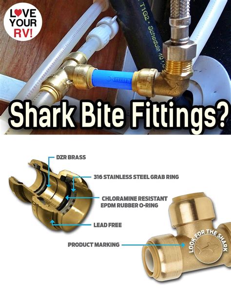 RV Plumbing Repair Using Shark Bite Fittings