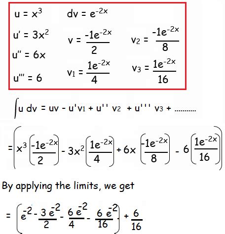 Integration By Parts Worksheet - Worksheets For Kindergarten