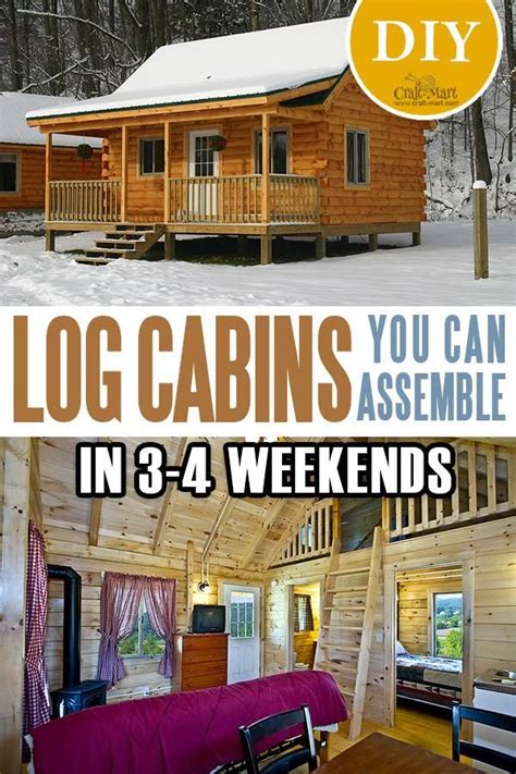 Tiny log cabin kits easy diy project – Artofit