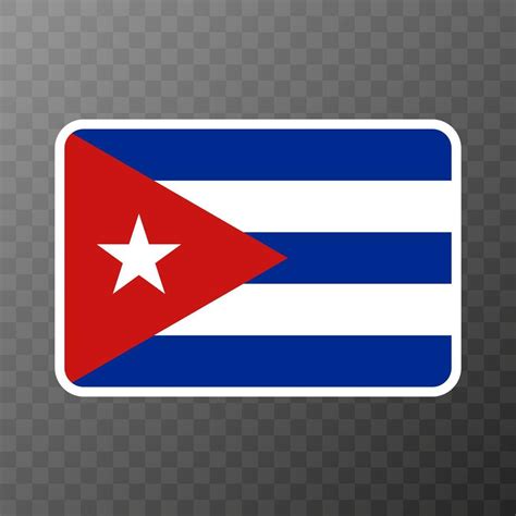 Cuba flag, official colors and proportion. Vector illustration ...