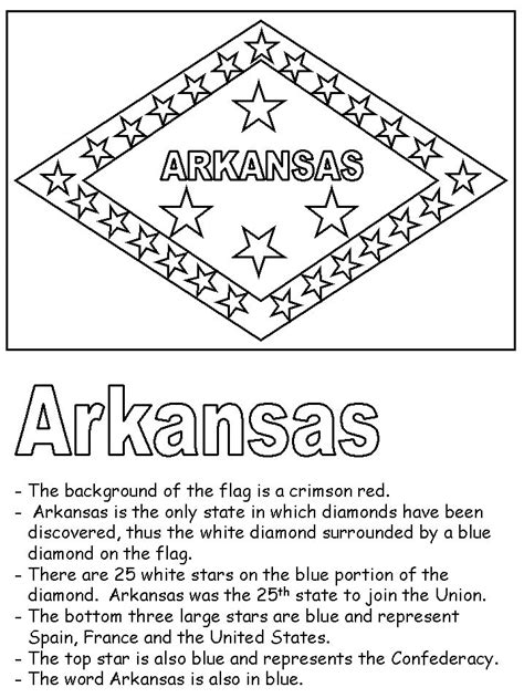 Arkansas State Flag | Arkansas state, State flags, Flag printable