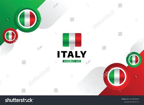 Italy Republic Day Event Background Stock Vector (Royalty Free ...