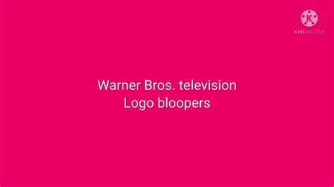 Warner Bros. Television Logo Bloopers - YouTube