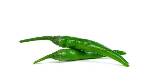 green chili pepper isolated on white background 10284518 Stock Photo at Vecteezy