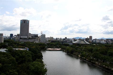 Hiroshima castle | View from the top of the castle. Directio… | Flickr