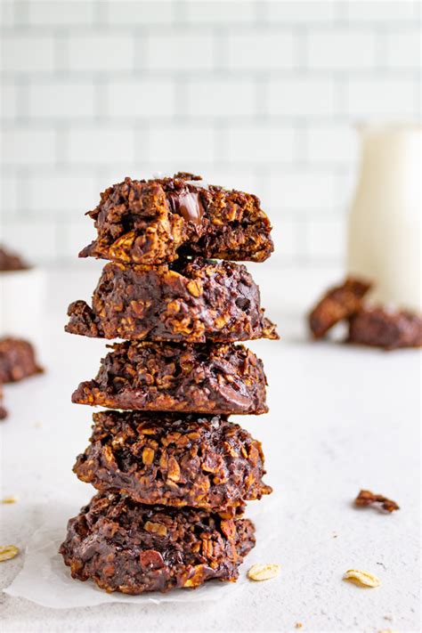 Healthy Chocolate Oatmeal Cookies (Flourless) [Easy] - Robust Recipes