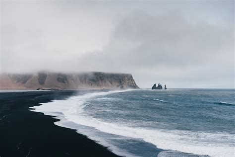 Black Sand Beach Iceland Wallpapers - Wallpaper Cave