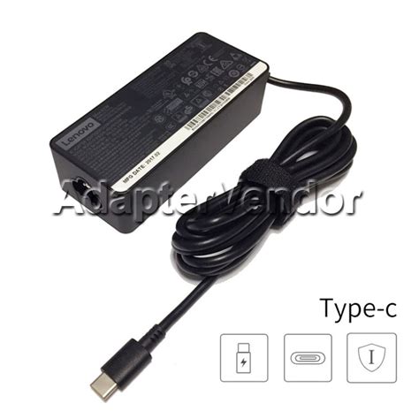 45W Lenovo IdeaPad 3 CB 14IGL05 82C1 USB Type-C Power AC Adapter Charger with Power Cord